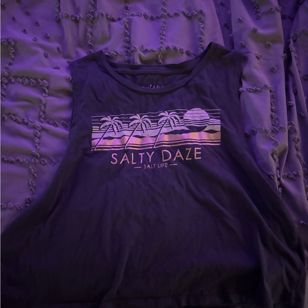 Salt Life gray Tank Top